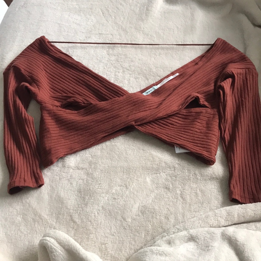 Rust crop top